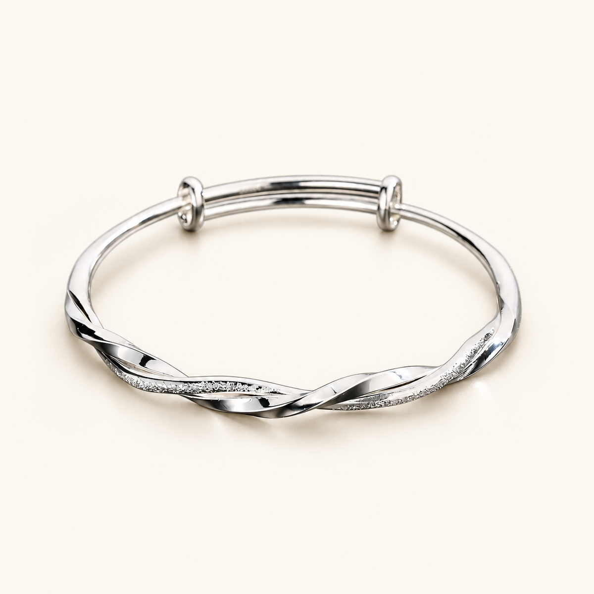 Adjustable Women's Bracelet with Twisted Style