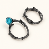 Women Adjustable Thorn Ring with Open Design