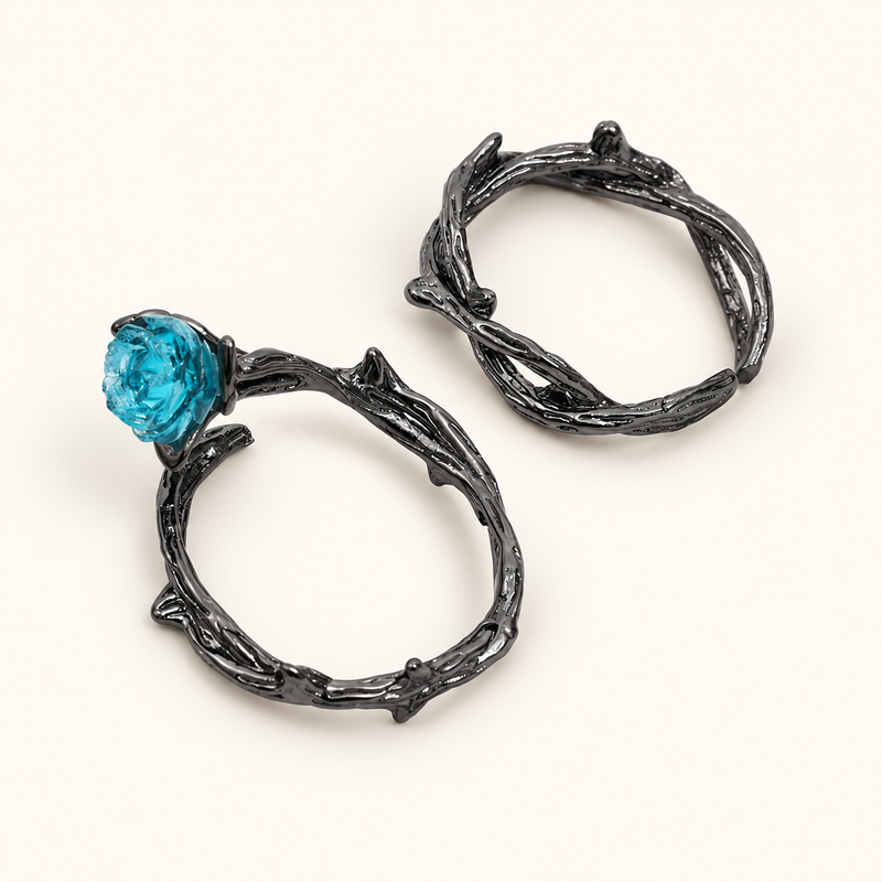 Women Adjustable Thorn Ring with Open Design