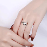Adjustable Dinosaur Ring with Open Design