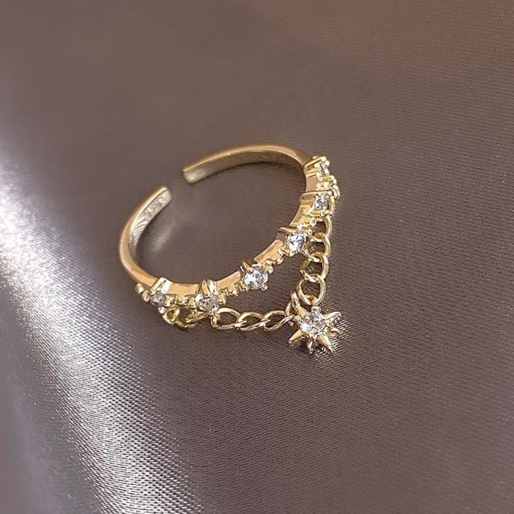 Adjustable Star Rings for Women