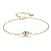 Evil eye link bracelet