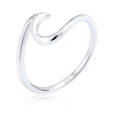 Wave-shaped ring