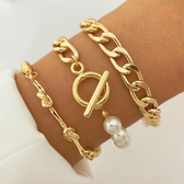Layered bracelet set