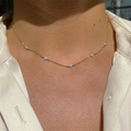 Clover flower necklace
