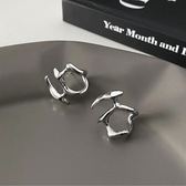 Women Abstract Earrings in Irregular Shape - Pair