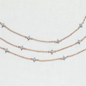 Clover flower necklace