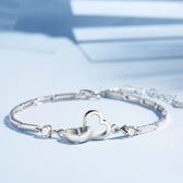 Women's Adjustable Heart Bracelet