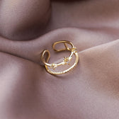 Adjustable Star Rings for Women