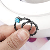 Women Adjustable Thorn Ring with Open Design