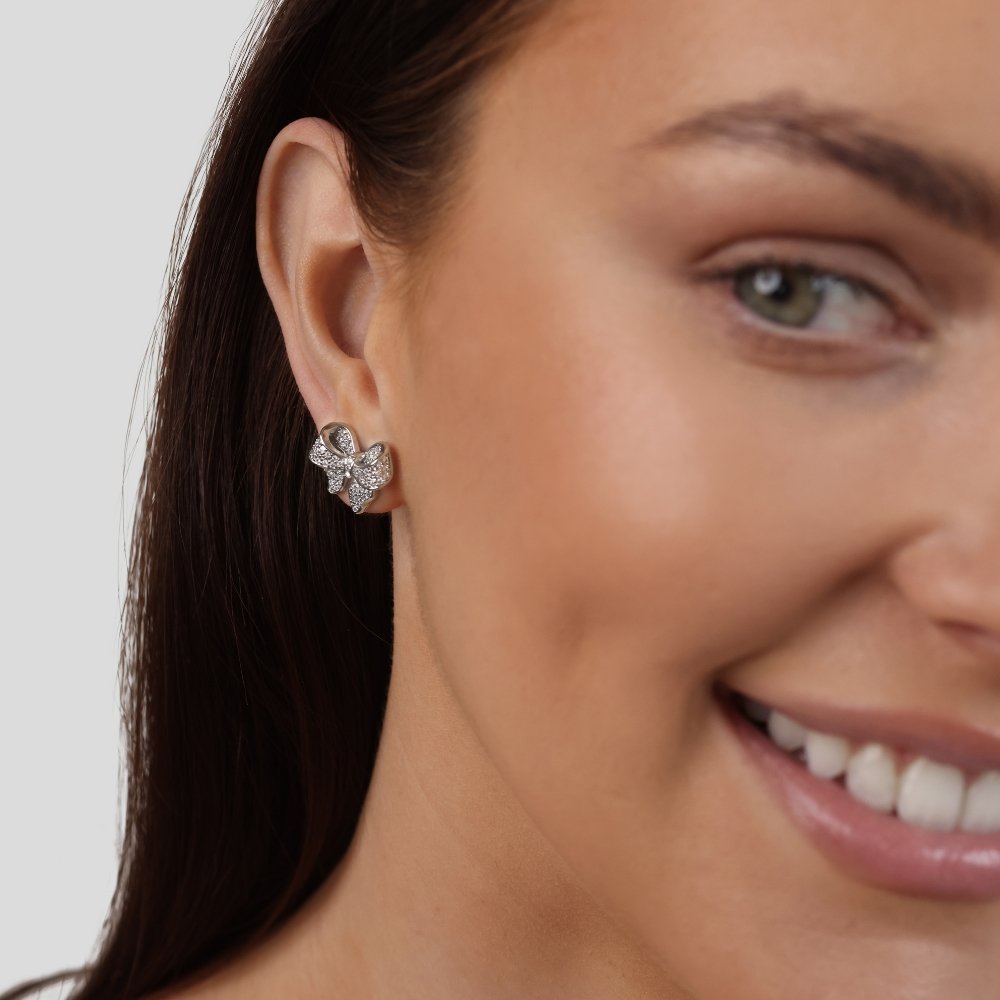 Minerva – Bow earrings