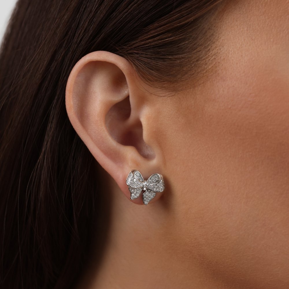 Minerva – Bow earrings