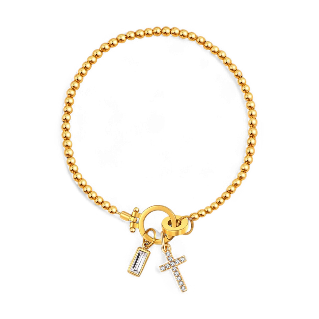 Eli – Cross pendant bracelet