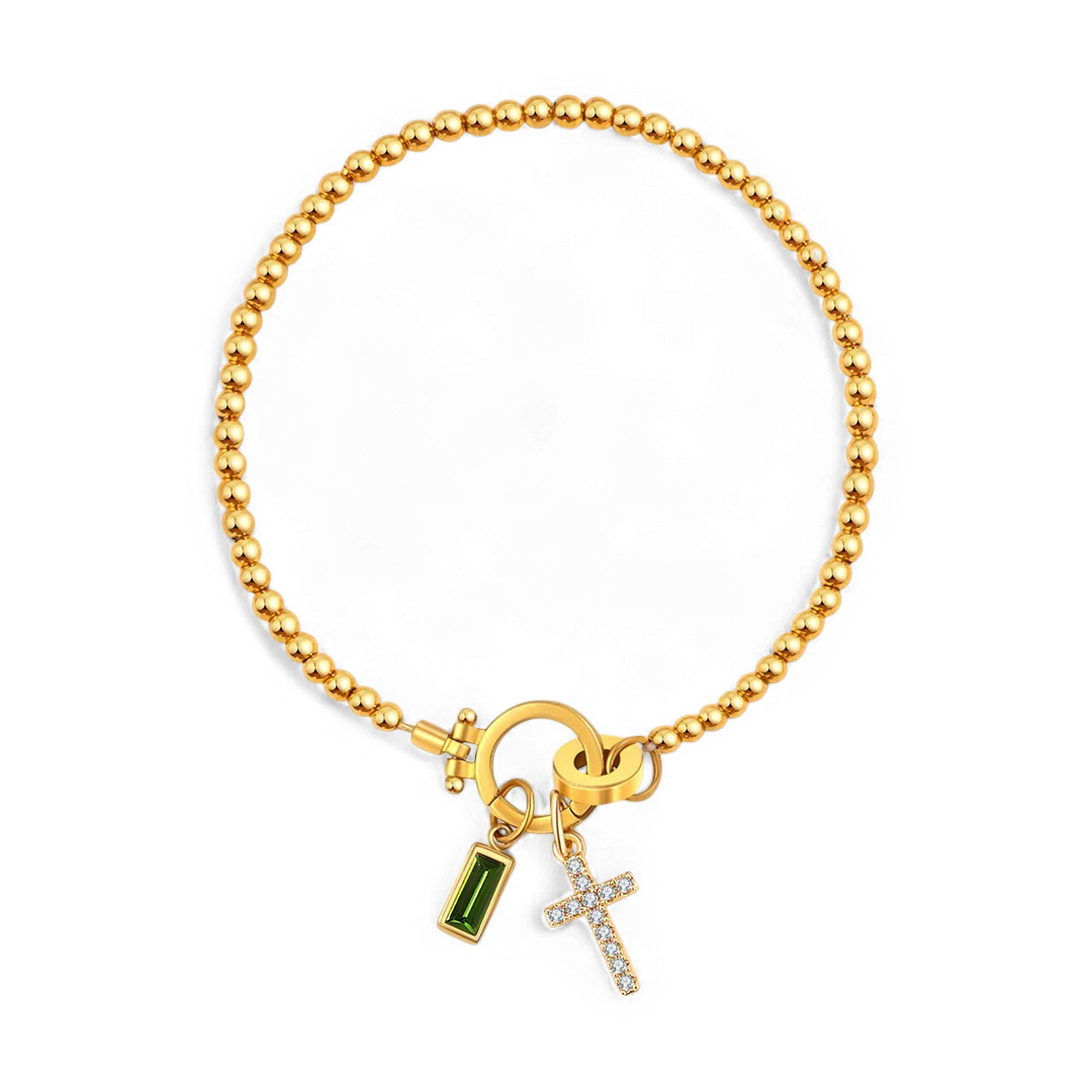 Eli – Cross pendant bracelet