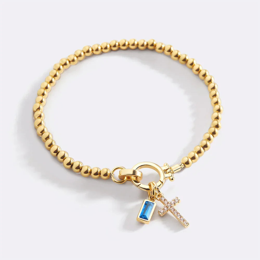 Eli – Cross pendant bracelet