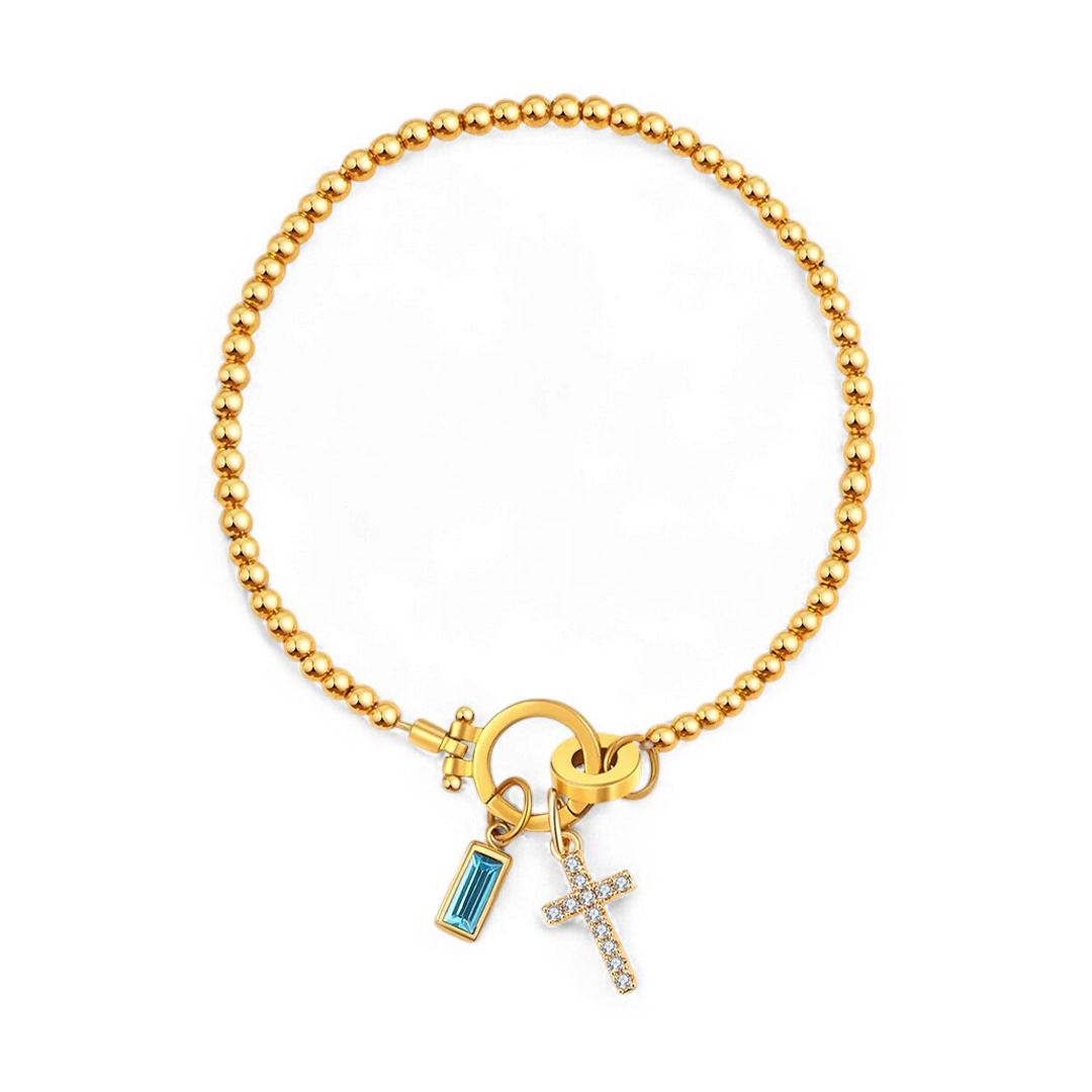 Eli – Cross pendant bracelet
