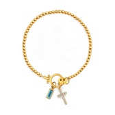 Eli – Cross pendant bracelet
