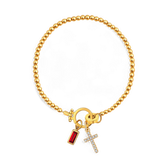 Eli – Cross pendant bracelet