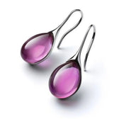 Leila – Two-tone drop earrings