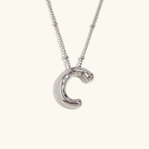 Balloon initial necklace