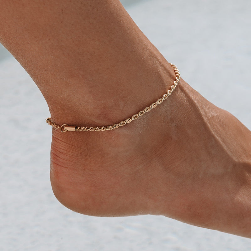 Calla – Cord anklet