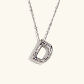 Balloon initial necklace