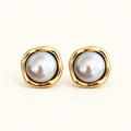 Women's Vintage Earrings Featuring Round Jewelry Elements