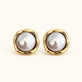 Women's Vintage Earrings Featuring Round Jewelry Elements