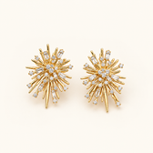 Women's Firework Earrings with Ray-Inspired Design