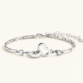 Women's Adjustable Heart Bracelet