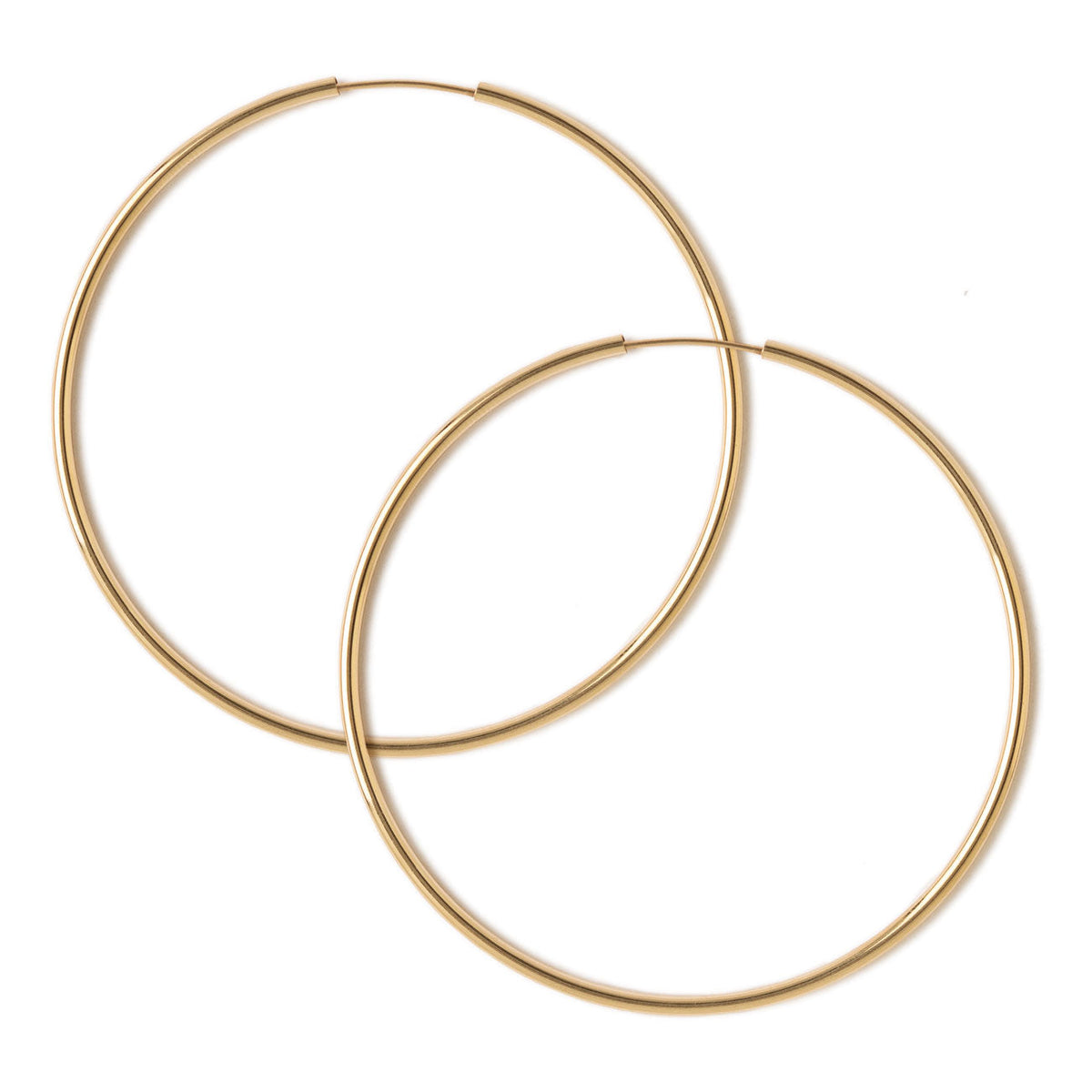 Scarlett – Large thin hoops