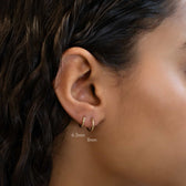 Classic huggie hoop earrings