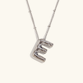 Balloon initial necklace