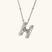 Balloon initial necklace