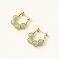 Ladies Earrings Featuring a Classic Round Design