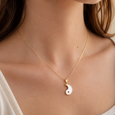 Tao – Split yin-yang necklace