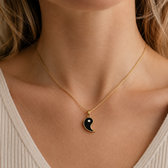 Tao – Split yin-yang necklace