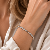 Victoria – Necklace and bracelet with round charm