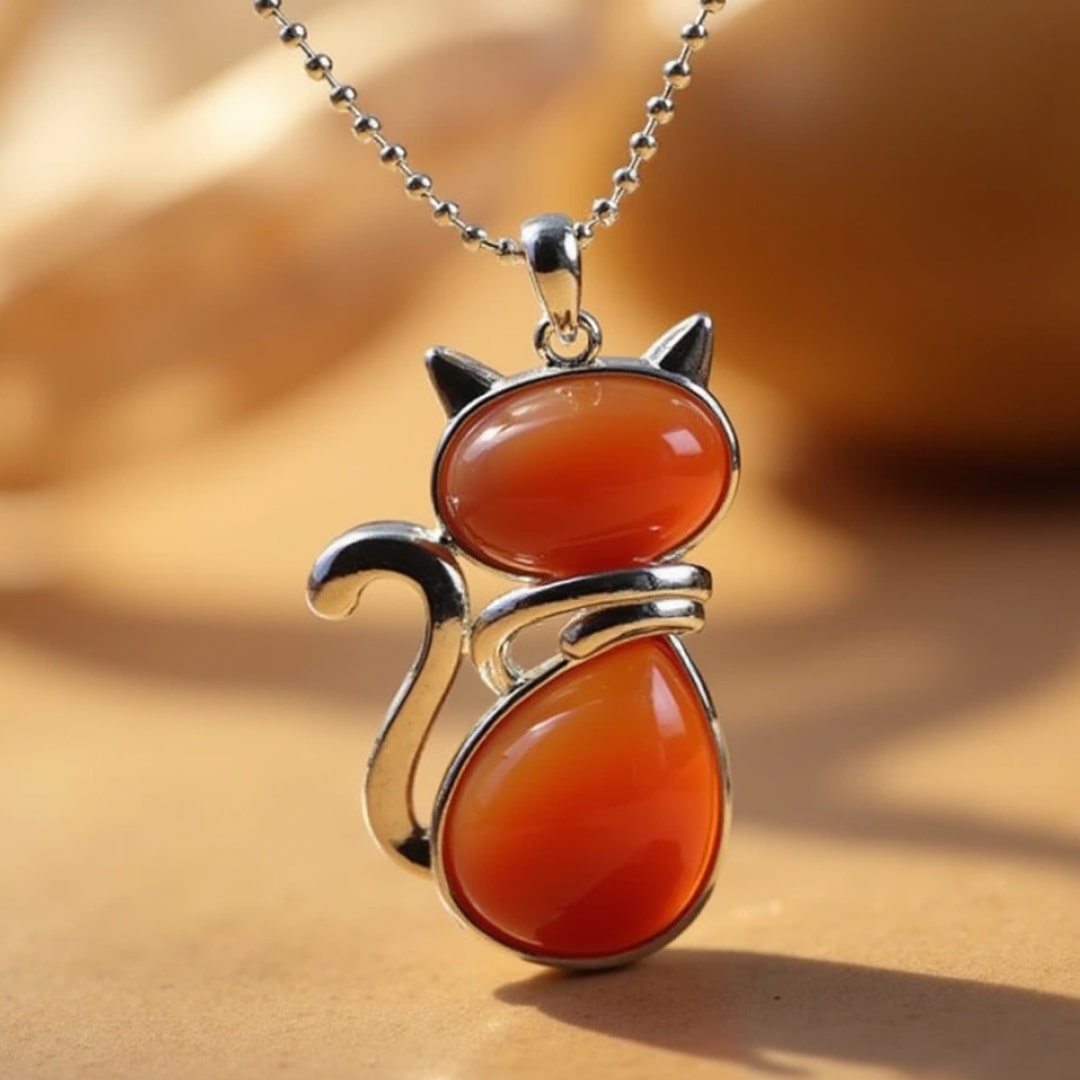 Mila – Cat pendant necklace