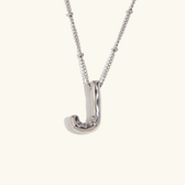 Balloon initial necklace