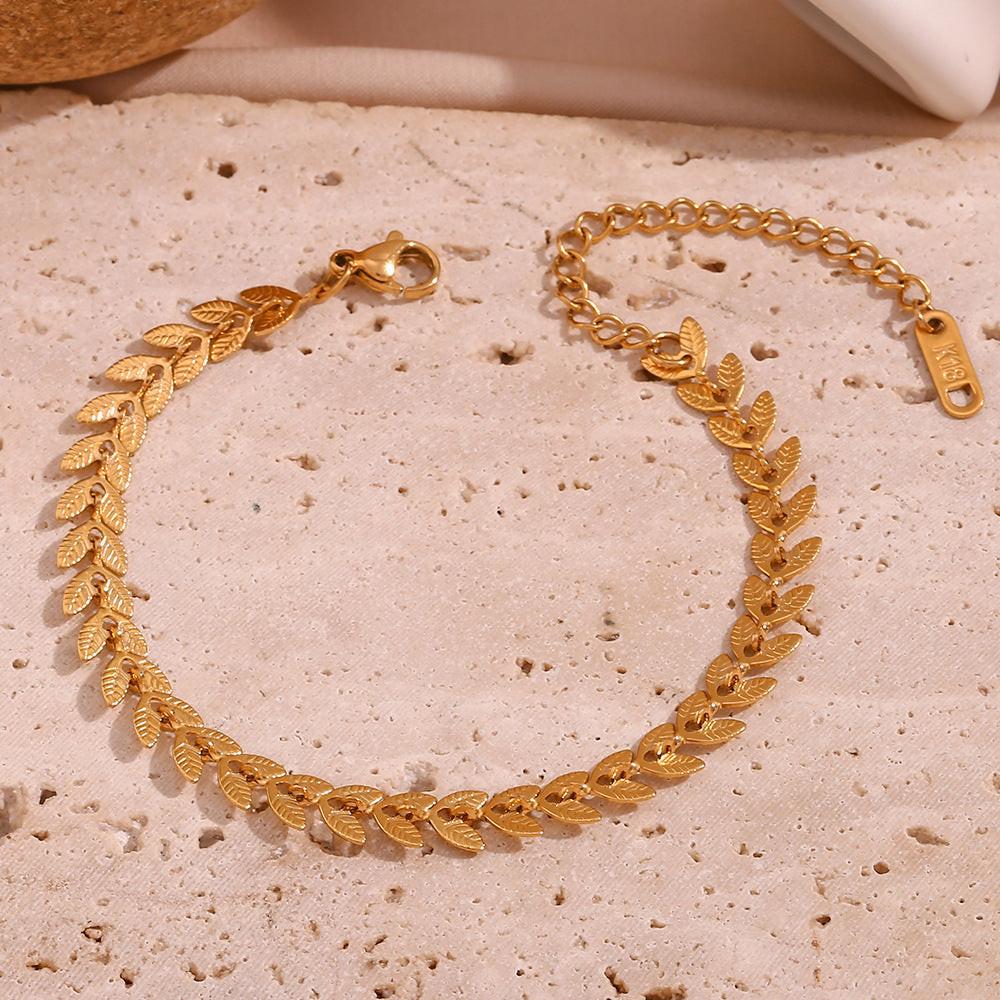 Sisi – Leaf anklet
