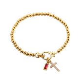 Eli – Cross pendant bracelet