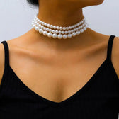 3-piece choker necklace set