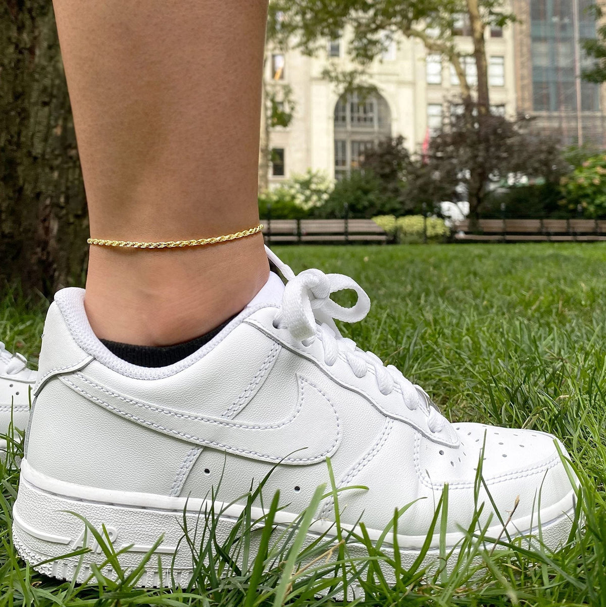 Calla – Cord anklet