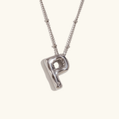 Balloon initial necklace