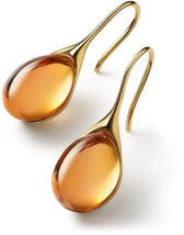 Leila – Two-tone drop earrings