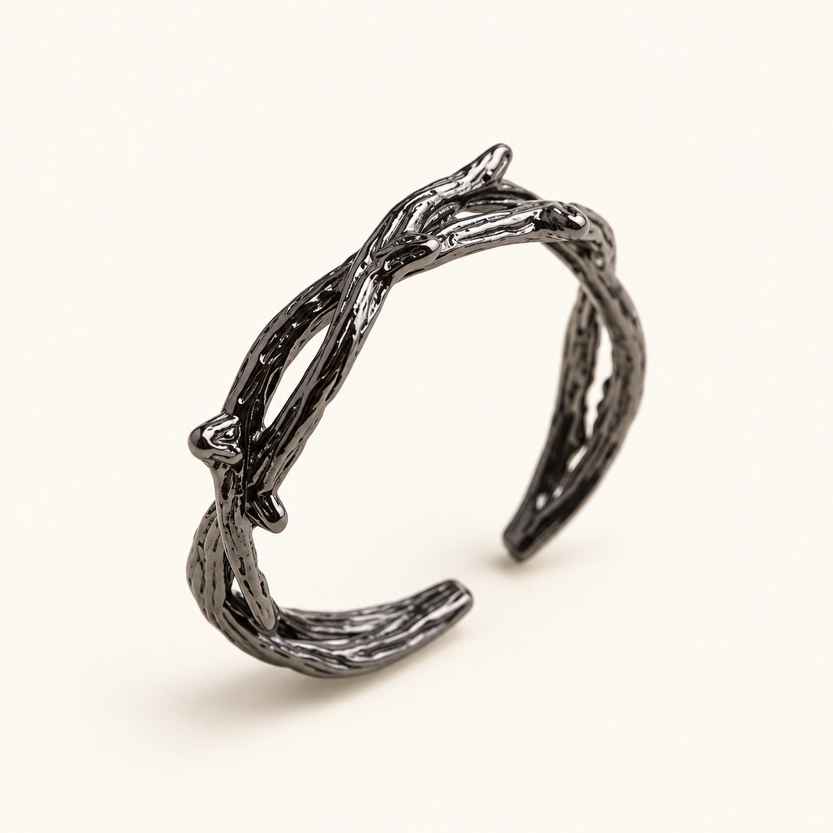 Women Adjustable Thorn Ring with Open Design