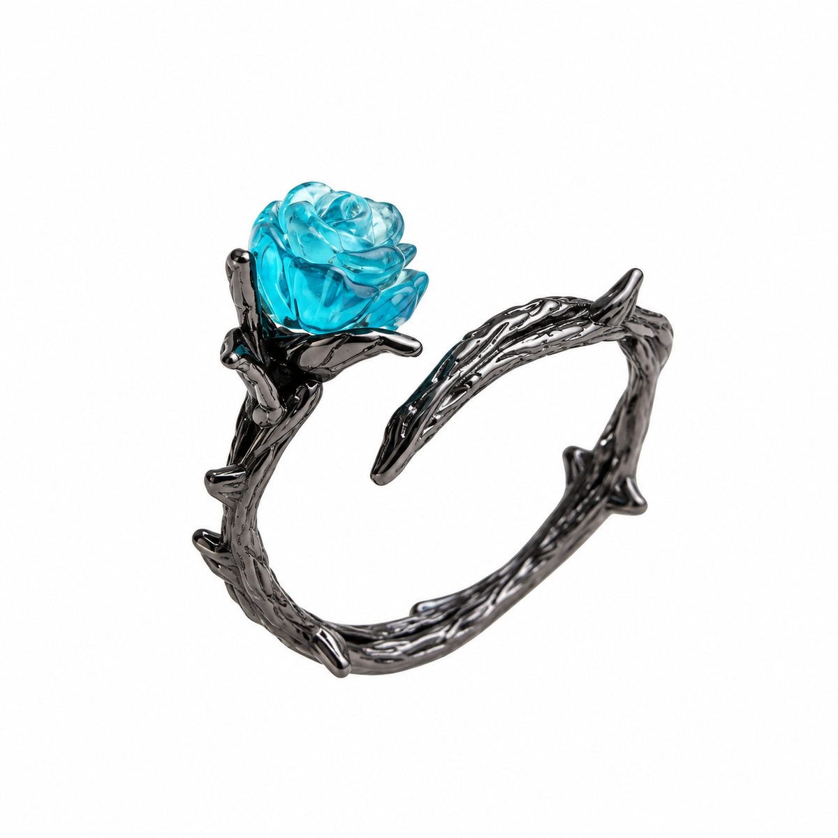 Women Adjustable Thorn Ring with Open Design
