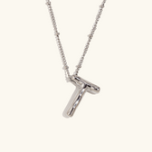Balloon initial necklace