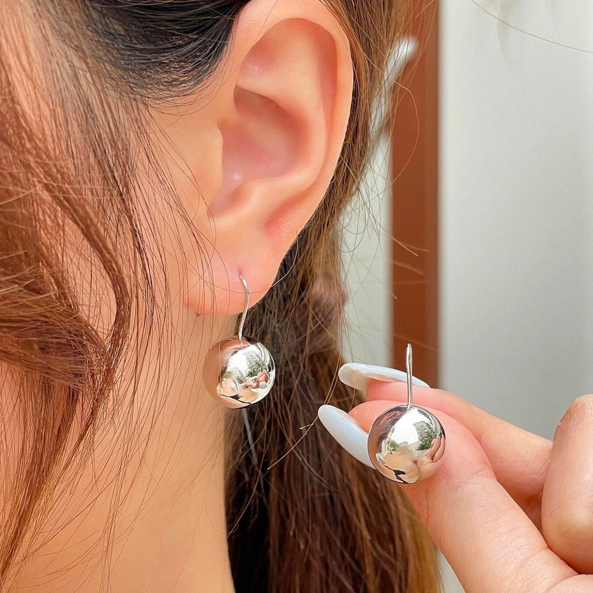 Ball earrings